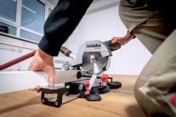 Scie à Onglets METABO KS 216 M - 1100W Ø 216 Mm - 610216000 -Artisanat Domestique Réduit 1021600a 02