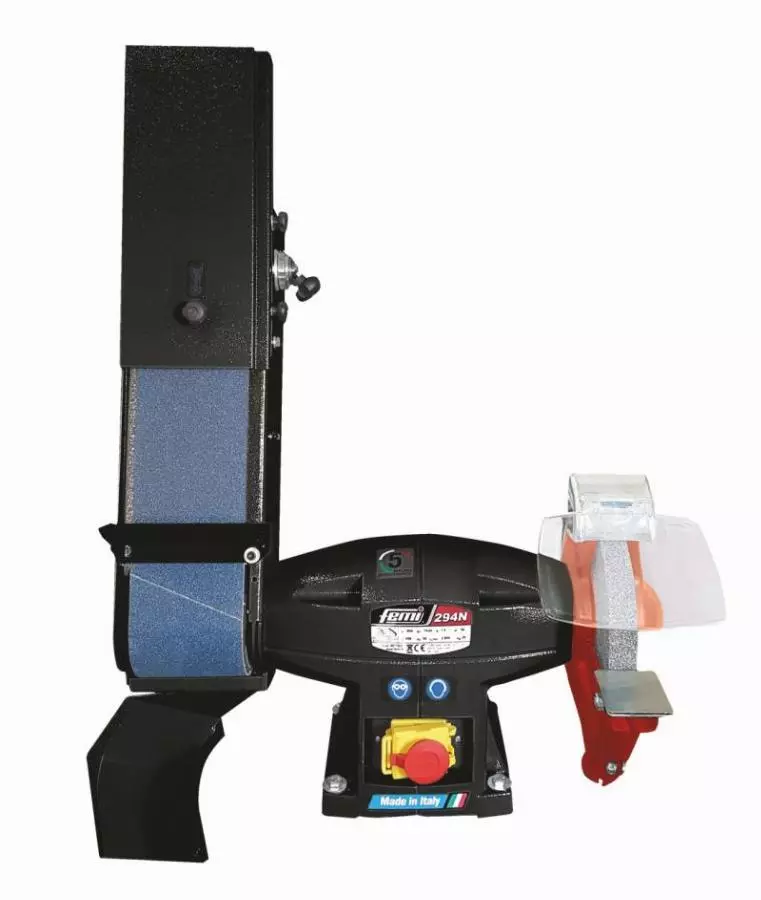 Touret/ponceuse à Bande FEMI 294N - 850W Triphasé - Ø 200x25x20 Mm - 8071031 3 Touret/ponceuse à Bande FEMI 294N - 850W Triphasé - Ø 200x25x20 Mm - 8071031