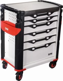 Servante Grand Volume 6 Tiroirs SAM OUTILLAGE Plateau Inox - 416 9 Servante Grand Volume 6 Tiroirs SAM OUTILLAGE Plateau Inox - 416 -Artisanat Domestique Réduit 416hw 01