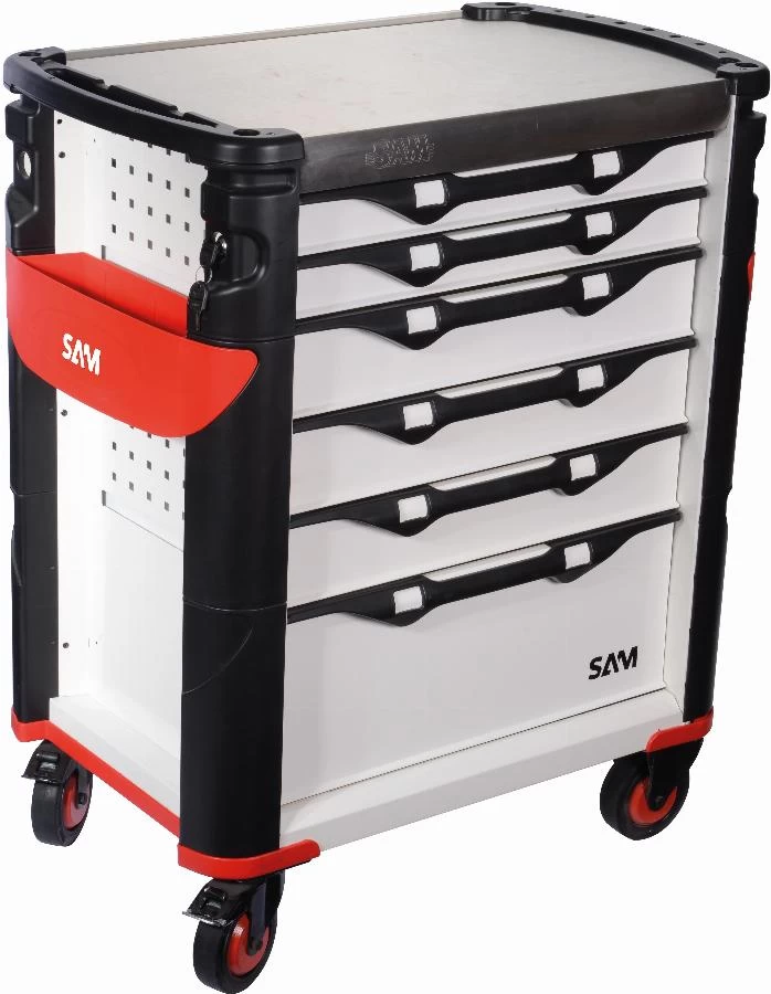 Servante Grand Volume 6 Tiroirs SAM OUTILLAGE Plateau Inox - 416 5 Servante Grand Volume 6 Tiroirs SAM OUTILLAGE Plateau Inox - 416 – Image 3