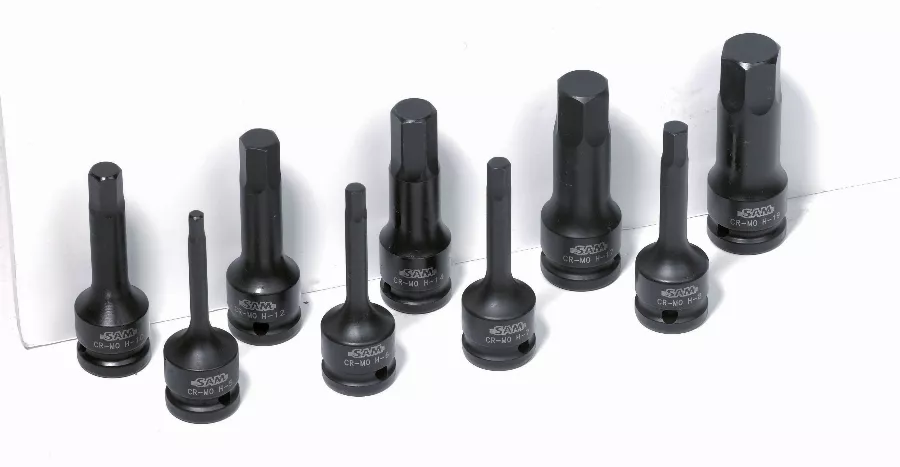 Douille Tournevis Longue à Chocs 1/2" SAM 6 Pans - NSC-... 3 Douille Tournevis Longue à Chocs 1/2" SAM 6 Pans - NSC-...