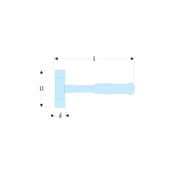 Massette Sans Rebond Monobloc 60 Mm FACOM - 216.60