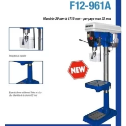 Perçeuse à Colonne D'établi à Mandrin Auto-serrant 13mm FEMI - DP12-961 -Artisanat Domestique Réduit FEMI0010 3