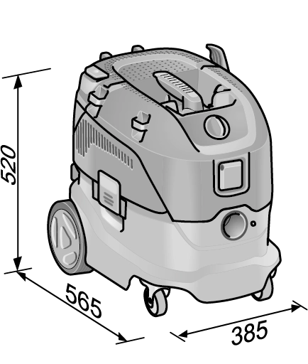 Aspirateur VCE 33 L MC FLEX Avec Nettoyage Manuel Du Filtre, 30 L, Classe L - 444103 4 Aspirateur VCE 33 L MC FLEX Avec Nettoyage Manuel Du Filtre, 30 L, Classe L - 444103 – Image 2