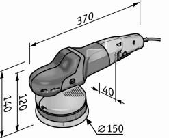 Polisseuse Excentrique XFE 7-15 150 P-Set FLEX - En L-Boxx Avec Accessoires - 447110 -Artisanat Domestique Réduit FLE00090 11