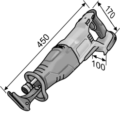 Scie Sabre Pendulaire 18V RSP DW 18.0-EC FLEX - En Coffret Sans Batterie Ni Chargeur - 466964 -Artisanat Domestique Réduit FLE00133 4