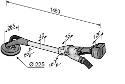 Ponceuse Handy Giraffe GE MH 18.0-EC Set FLEX 3 Tête - 920503 8 Ponceuse Handy Giraffe GE MH 18.0-EC Set FLEX 3 Tête - 920503 -Artisanat Domestique Réduit FLE00326 3