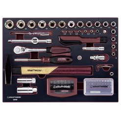 Coffret D'outils Pro-Line 1/4" + 3/8" KRAFTWERK 151 Pièces - 3946 -Artisanat Domestique Réduit KRA00052 6
