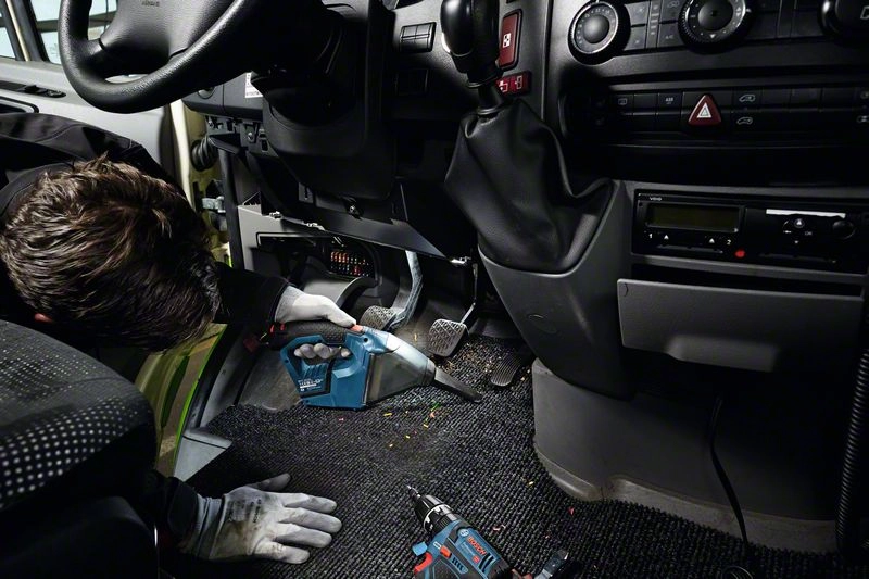 Aspirateur Sans-fil GAS 12V BOSCH - 2 Batteries 2.5Ah + Chargeur + Accessoires - 06019E3003 7 Aspirateur Sans-fil GAS 12V BOSCH - 2 Batteries 2.5Ah + Chargeur + Accessoires - 06019E3003 – Image 5