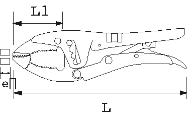 Pince Etau Grande Capacite Mors Mobile SAM - 21235 4 Pince Etau Grande Capacite Mors Mobile SAM - 21235 – Image 2