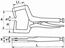 Pince Etau Pour Soudure 280 Mm SAM - 21928 -Artisanat Domestique Réduit SAM01117 5