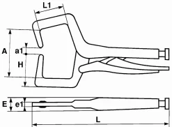 Pince Etau Pour Soudure A L'arc 300 Mm SAM - 219S30 -Artisanat Domestique Réduit SAM01119 6