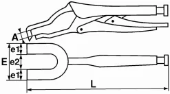 Pince Etau Pour Soudure Medium SAM - 22328 -Artisanat Domestique Réduit SAM01161 5
