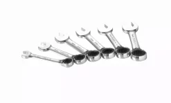 Jeu De 6 Clés Mixtes Courtes A Cliquet SAM - 50FAJ6