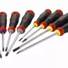 Jeu De 8 Tournevis S1 Fente Phillips Pozidriv SAM - TJ8 -Artisanat Domestique Réduit SAM05829 2