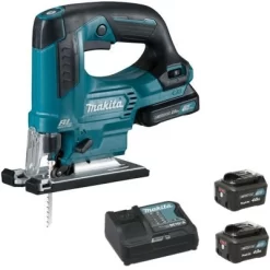 Scie Sauteuse 10.8V Li-ion MAKITA - Malette De Transport + 2 Batteries 4Ah + 1 Chargeur Rapide - JV103DSMJ -Artisanat Domestique Réduit SDD10097 1