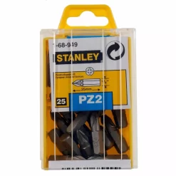 Stanley Embout De Vissage Pozidriv Pz2 25mm - 25pieces - 1-68-949