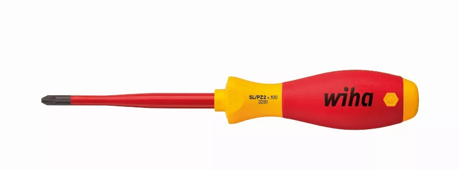 Tournevis Softfinish Slimfix PlusMinus WIHA Pozidriv SL/PZ 2x100 - 36330 3 Tournevis Softfinish Slimfix PlusMinus WIHA Pozidriv SL/PZ 2x100 - 36330