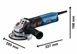 Meuleuse D'angle 125 Mm GWS 14-125 S BOSCH En Coffret - 06017D0101 -Artisanat Domestique Réduit bosch uhlova bruska gws 14 125 s 06017d0101 2