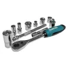 Ensemble Clé à Cliquet 3/8" MAKITA 23 Pièces - B-65573 -Artisanat Domestique Réduit coffret cle a cliquet 3 8 makita b 65573 racetools 1