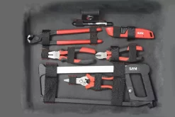 Valise Trolley + 136 Outils SAM OUTILLAGE Fermeture à Clé - CP-136N -Artisanat Domestique Réduit cp 136n 02