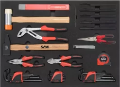 Servante Servi 640 + 135 Outils Maintenance Indus. SAM OUTILLAGE Modules Mousse - CPP-135M -Artisanat Domestique Réduit cpp 135mz 04