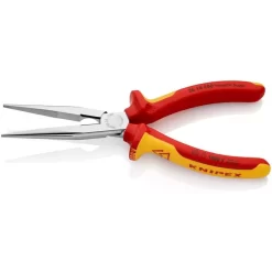 Pince Demi-ronde Avec Tranchant KNIPEX Bec De Cigogne - Isolé 1000V - 200 Mm - 26 16 200 -Artisanat Domestique Réduit im0007534