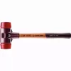 Maillet HALDER SIMPLEX Plastique Avec Boîtier En Fonte Malléable Et Manche En Bois - D=40 Mm - 3006.040