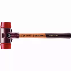 Maillet HALDER SIMPLEX Plastique Avec Boîtier En Fonte Malléable Et Manche En Bois - D=40 Mm - 3006.040