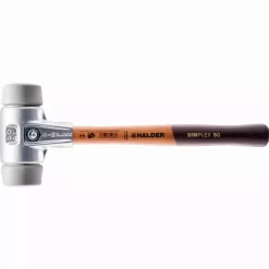 Maillet HALDER SIMPLEX TPE Moyen Avec Boîtier En Aluminium Et Manche En Bois - D=30 Mm - 3103.030