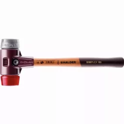 Maillet HALDER SIMPLEX Plastique / Métal Doux Avec Boîtier En Fonte Malléable Et Manche En Bois - D=30 Mm - 3069.030