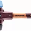 Maillet HALDER SIMPLEX TPE Souple / Caoutchouc Chargé Avec Boîtier En Fonte Malléable Et Manche En Bois - D=80 Mm - Manche Extra-court - 3012.082 -Artisanat Domestique Réduit im0013879 foto artgrp