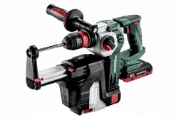 Marteau Perforateur Burineur + Extracteur De Poussières METABO - KHA 18V - LTX BL 24 Quick + ISA 18 LTX 25 1 X 4,0 Ah LiHD, 1 X 5,5 Ah LiHD, ASC 55, Coffret - 600211930